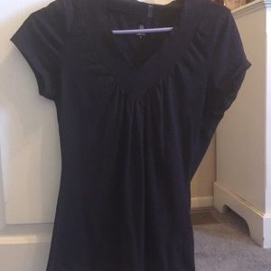 Plain black blouse